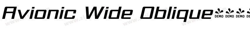 Avionic Wide Oblique字体转换 Avionic Wide Oblique字体转换